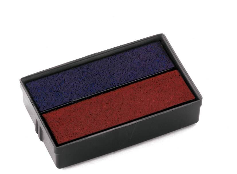 E/10 PAD 2 COL. RED/BLUE