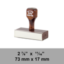 Traditionnal Rubber Stamp ET11