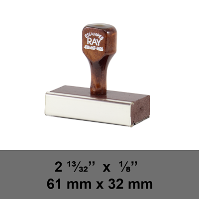 Traditionnal Rubber Stamp ET23