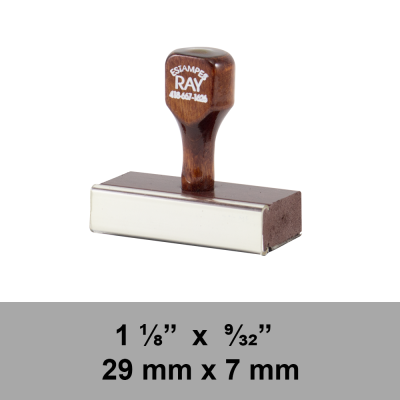 Traditionnal Rubber Stamp ET91
