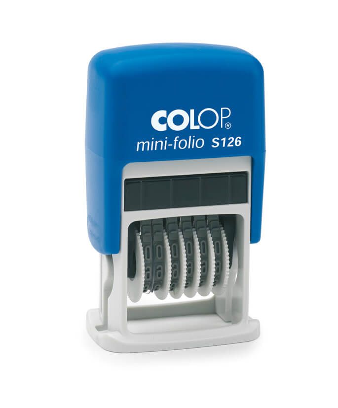Colop S 126 MINI-FOLIO NUMBERER (6 BANDS) (RS-P-NT-S126-3)
