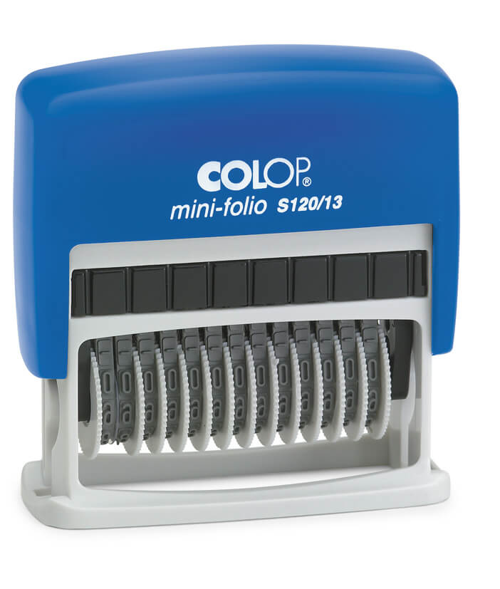 Colop S 120/13 MINI-FOLIO NUMBERER (13 BANDS) (RS-P-NT-120/13-3)