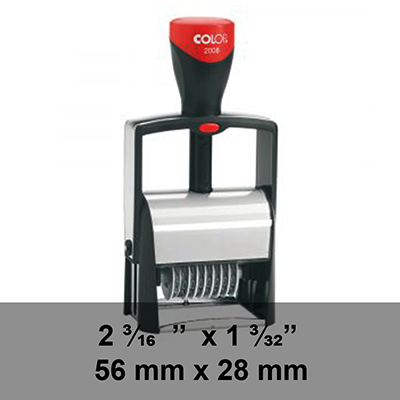 Colop 2008/P Numberer with Text - 8 Numbers (RS-P-NT-R2008/P-3)