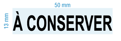 Etampe personnalisée - à conserver - inspiration 2059 (RS-PSC-2059-3)